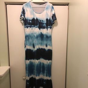 Tie dye maxi dress!!!